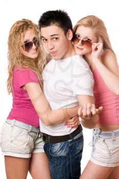 Royalty Free Photo of Three Young People
