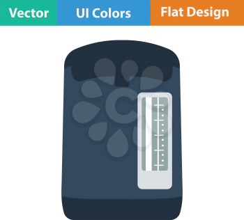 Kitchen electric kettle icon.  Flat design. Vector illustration.