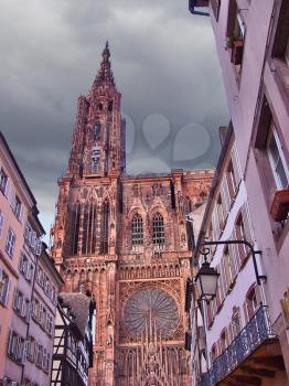 Royalty Free Photo of the Strasbourg Cathedral