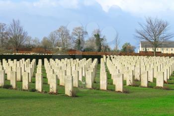Bayeux War Cemetery. Normandy, France