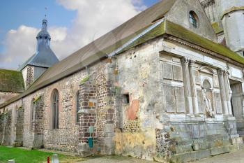 Old church  in Verneuil-sur-Avre. France