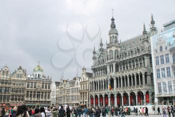 BRUSSELS, BELGIUM - APRIL 8, 2012:  Grand Place  in Brussels, Belgium