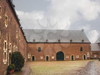 Kasteel Hoensbroek, one of the most famous Dutch castles. Heerlen. Netherlands