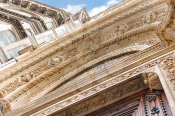 Fragment of facade Duomo Santa Maria del Fiore, Florence, Italy