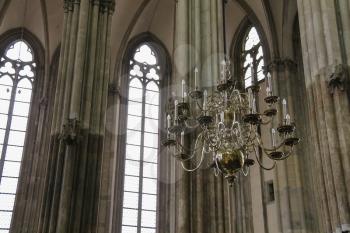 Details of the interior of St. Martins Cathedral in Utrecht, the Netherlands
