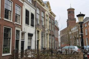 Old buildings in historic centre of Utrecht, the Netherlands