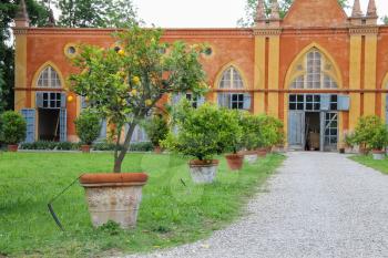 Baroque palace and park of Villa Sorra. Castelfranco Emilia, Modena, Italy