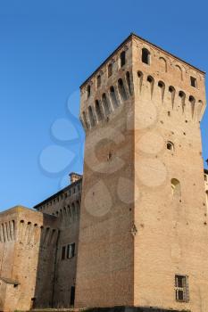 Impressive ancient fortress in Vignola, Italy