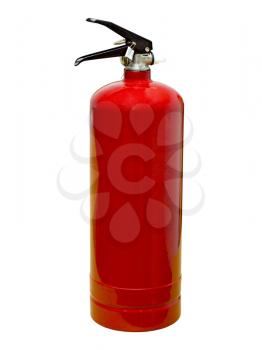 Royalty Free Photo of a Red Fire Extinguisher