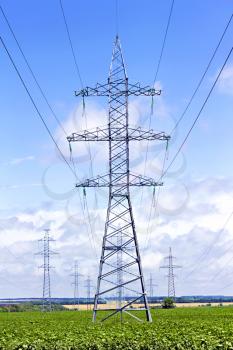 Royalty Free Photo of Transmission Lines