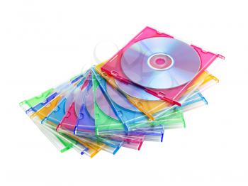 Royalty Free Photo of a Stack of DVDs