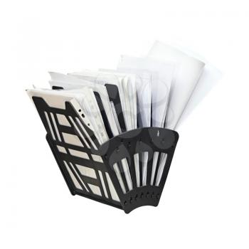 Royalty Free Photo of a Stand for Office Paper