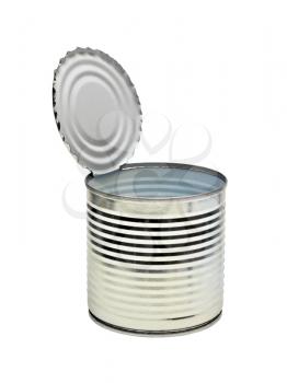 Royalty Free Photo of an Empty Tin Can