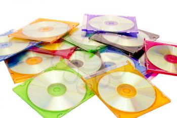 Royalty Free Photo of a Stack of CDs