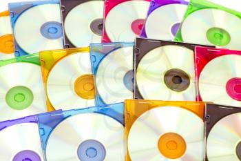 Royalty Free Photo of a Pile of Compact Discs