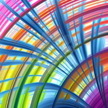 abstract bright multicolored striped background