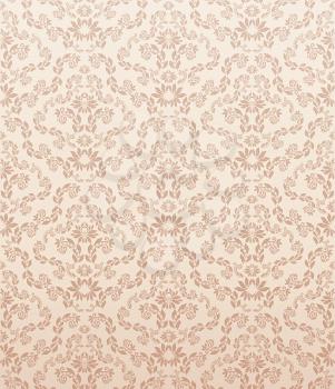Royalty Free Clipart Image of a Floral Wallpaper