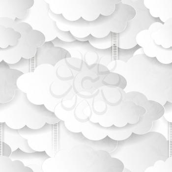 Seamless Cloudy Cracked Background Background With Leader