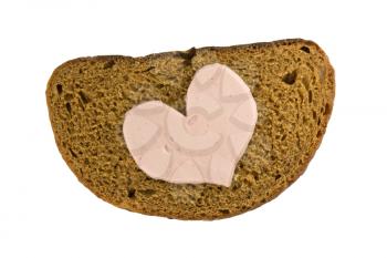 Royalty Free Photo of a Piece of Bread