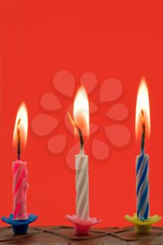 Royalty Free Photo of Birthday Candles