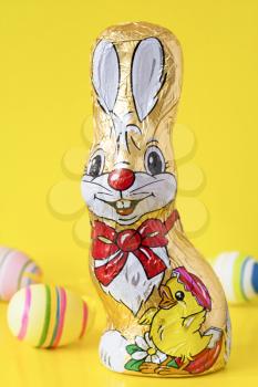 Royalty Free Photo of a Chocolate Easter Bunny