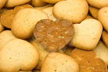 Royalty Free Photo of Heart Shaped Cookies