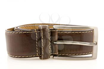 Royalty Free Photo of a Brown Leather Belt