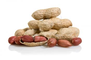 Royalty Free Photo of a Pile of Peanuts