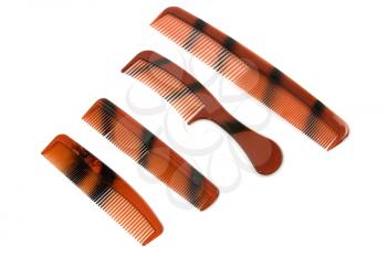 Royalty Free Photo of a Set of Combs