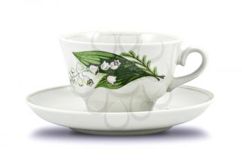 Royalty Free Photo of a Floral Teacup