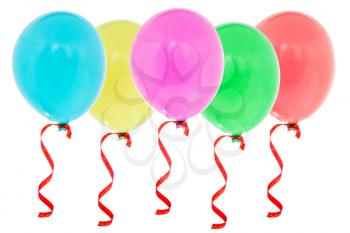 Royalty Free Photo of Five Balloons