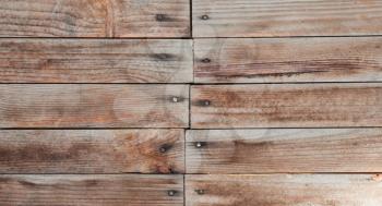 Wooden timber with nails can use for background
