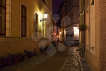Riga streets in the old city