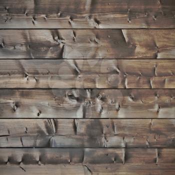Dark wooden plank pattern