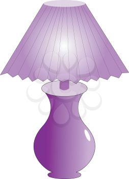 Royalty Free Clipart Image of a Lamp