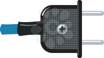 Royalty Free Clipart Image of a Socket Plug