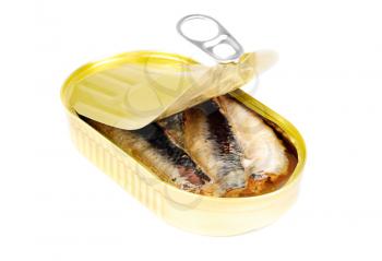 Royalty Free Photo of a Can of Sardines