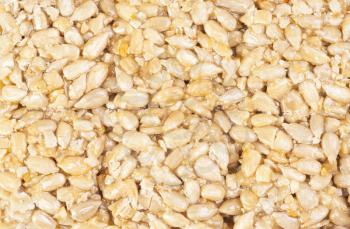 Royalty Free Photo of a Closeup of a Sesame Seed Bar