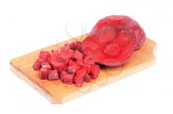 Royalty Free Photo of Diced Beets