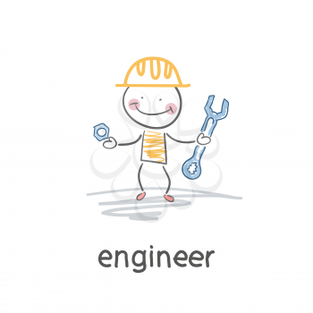 Engineer. Illustration