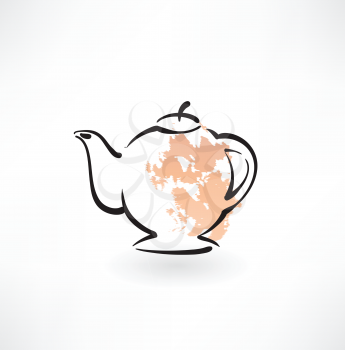 teapot grunge icon