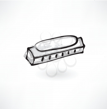 harmonica grunge icon
