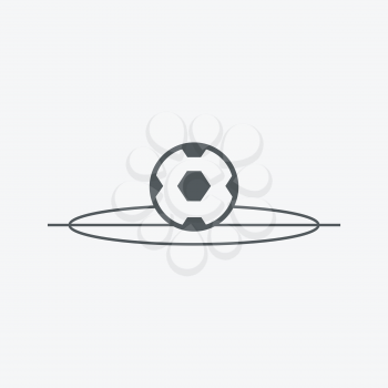 vector football ball (soccer)