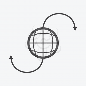 Vector Planet Earth Icon Symbol
