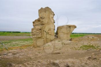 Royalty Free Photo of Ruins in Turkmenistan