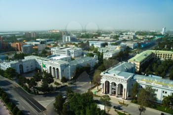 Royalty Free Photo of an Aerial View of Turkmenistan