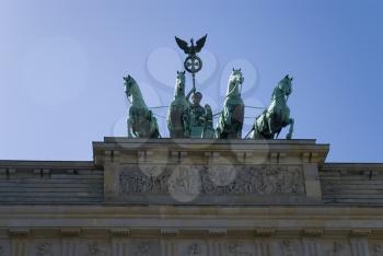 Royalty Free Photo of the Brandenburg Gate in Berlin, Germany