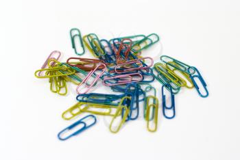Royalty Free Photo of Paperclips