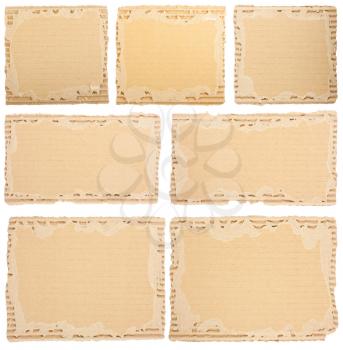 Royalty Free Photos of a Collection of Ripped Cardboard