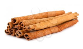 Royalty Free Photo of a Pile of Cinnamon Sticks